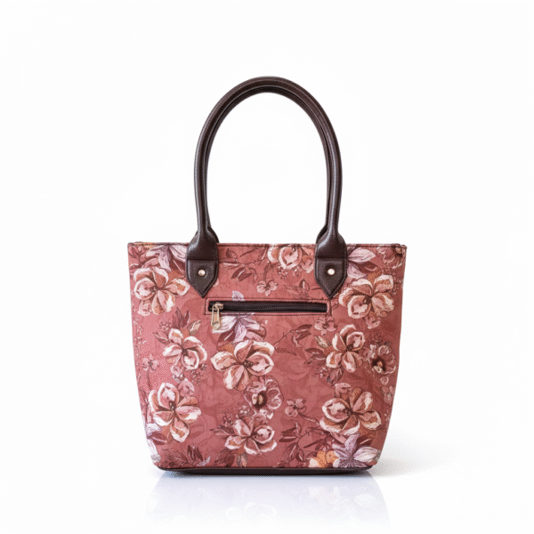 5-in-1 Floral Tote Bag Set with Leather Handles – Women’s Handbag Combo