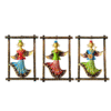 Handcrafted Lady Musician Wall Hanging