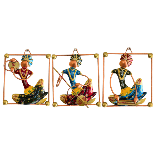 Tribal Musician Wall Art Set