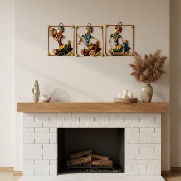 Tribal Musician Wall Art Set