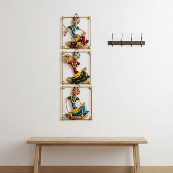 Tribal Musician Wall Art Set