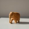 Hand-Carved Wooden Elephant Figurine for Home Décor & Gifting