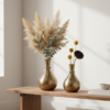Gold Metal Decorative Vase Set with Rope Accent – Modern Luxury Home Décor image 5 Gold Metal Decorative Vase Set with Rope Accent – Modern Luxury Home Décor